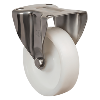 Большегрузное нейлоновое колесо  EZ02 HKZ 100 (INOX)