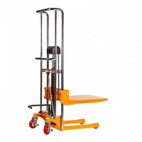 Ручной гидравлический штабелер PJ 4150 (г/п 400 кг, 1.5 м, с вилами и площадкой) SMART