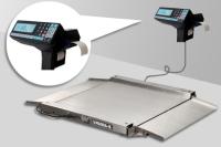 4D-LA.S-10/10-1500-RP (нерж) с печатью этикеток - Платформенные весы | платформенные весы из нержавейки