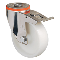 Нейлоновое колесо  EM04 ZKZ 200 F (INOX)