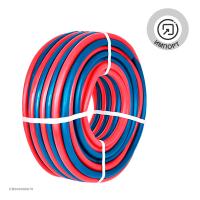 Рукав газовый  имп. ⌀ 9,0 мм, СИНИЙ+КРАСНЫЙ  (I+III кл., бухта 40 м), СДВОЕННЫЙ