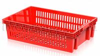 Ящик для овощей, фруктов и хлеба Евролоток красный