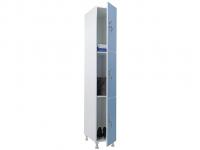 Шкаф для раздевалок WL 13-30 голубой/белый