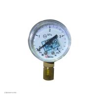 Манометр на редуктор ацетиленовый с поверкой 4 МПа (40 кгс/см кв, кл. т. 2,5)