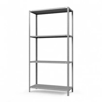 Стеллаж металлический ТС Лайт, 2000x1000x400 мм. Полки: 4 шт. метал.