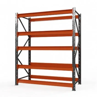 Стеллаж металлический Оптима, 4000x1250x785 мм. Полки: 5 шт. без настила
