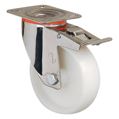 Нейлоновое колесо  EM01 ZKZ 150 F (INOX)