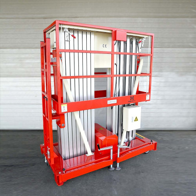 Телескопический двухмачтовый подъемник ZX-2-090 OXLIFT 9000 мм 200 кг