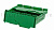 Вкладываемый контейнер KV 6417 с распашной крышкой зеленый