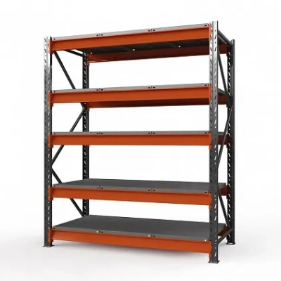 Стеллаж металлический Оптима, 2500x1250x785 мм. Полки: 5 шт. метал.