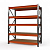 Стеллаж металлический Оптима, 3500x2500x785 мм. Полки: 5 шт. фанера