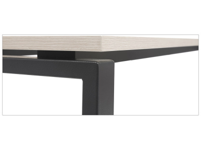 Стол NT 120x70 белое дерево/серый